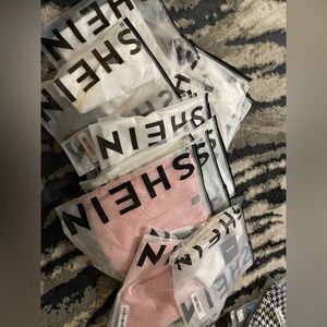 Lot of 10 Shein V Neck Crop Tops Multiple Sizes S M L XS